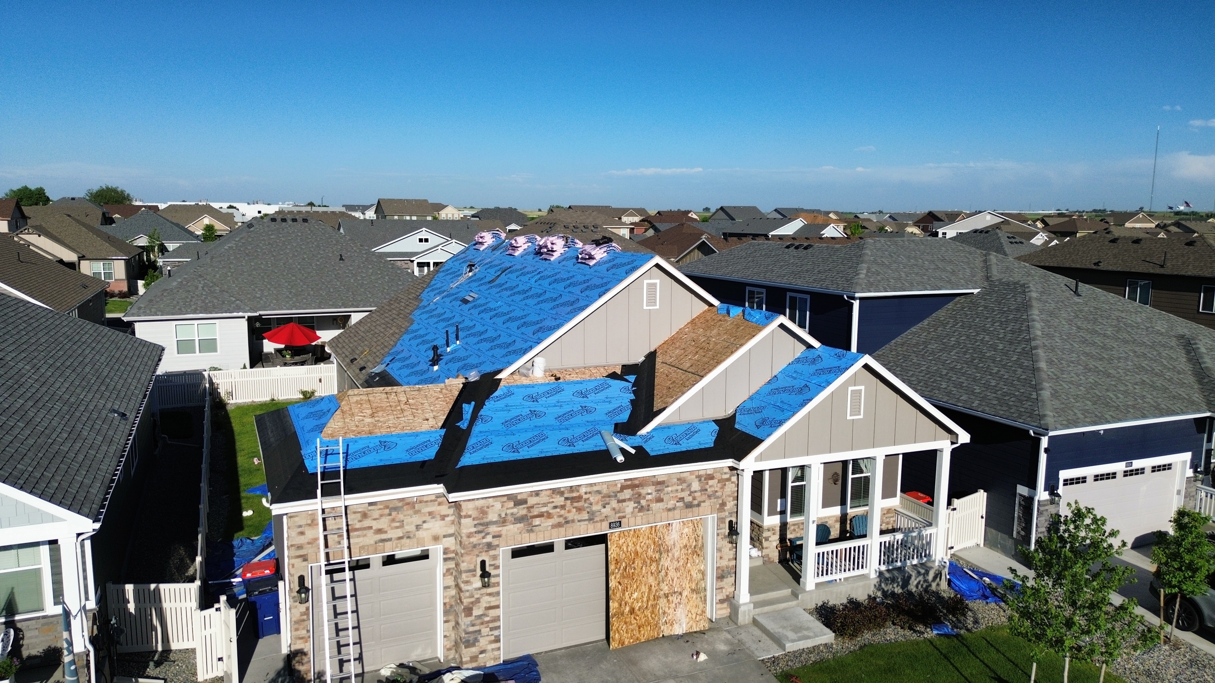 Roof Inspection - Professional Roofers Conducting Thorough Inspection