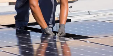 Professional solar panel maintenance by Halo Roofing Services - Sydney